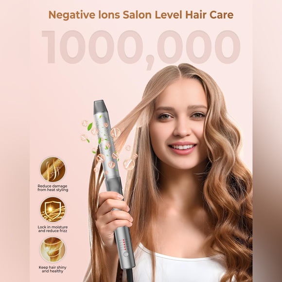 Self Curling Hair Curler, Automatic Curling Iron, 5 Heat Settings Curling Wand - Picture 3 of 13